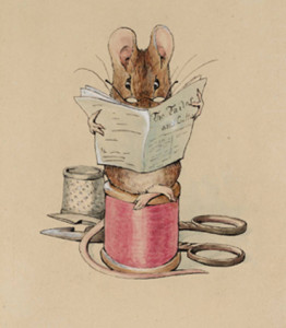Frontispiece: The Tailor Mouse circa 1902 Helen Beatrix Potter 1866-1943 Presented by Capt. K.W.G. Duke RN 1946 http://www.tate.org.uk/art/work/A01089