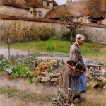 Carl Larsson,The Pumpkins, peintre suédois