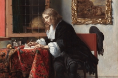 Gabriel Metsu Jeune homme écrivant une lettre