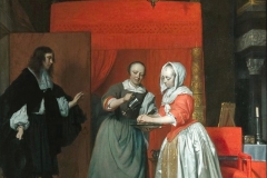 Gabriel Metsu La visite importune