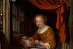 Gerard Dou Femme à sa dentelle