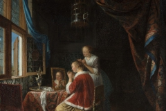 Gerard Dou Femme à sa toilette