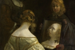 Gerard ter Borch Femme à son miroir