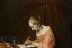 Gerard ter Borch Femme écrivant une lettre