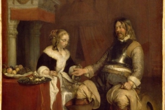 Gerard ter Borch Le galant militaire