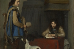 Gerard ter Borch Officier écrivant une lettre