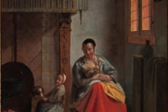 Pieter de Hooch La nourrice, l'enfant et le chien