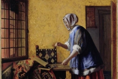 Pieter de Hooch La peseuse d'or