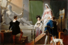 Alexandre-Évariste Fragonard "Diane de Poitiers dans l'atelier de Jean Goujon"
