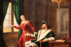 Fleury François Richard "François Ier montre à Marguerite de Navarre, sa sœur, les vers qu'il vient d'écrire sur une vitre avec son diamant"