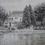 Bord de l'Eure,dessin