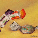 alla prima, daily painting,nature morte,bonbons