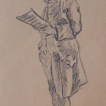 Jeune homme lisant,Hubert Robert,Fragonard