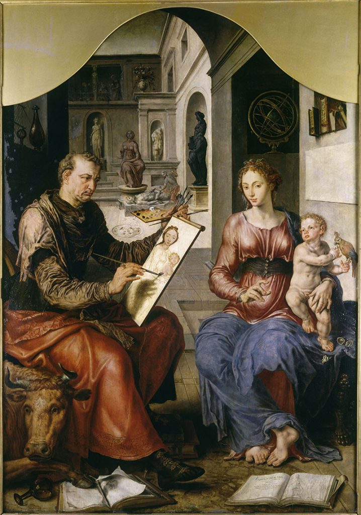 St Luc peignant la Vierge, Marteen Van Heemskerck